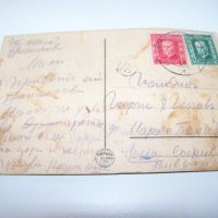 Интересна стара пощенска картичка от Чехословакия 1927г., снимка 2 - Други ценни предмети - 38513721