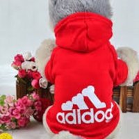 бебешко розова дрешка суичер анурак за куче мини порода Adidog Adidas, снимка 1 - За кучета - 35491792