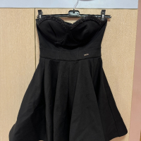 Черна рокля Alessa, снимка 6 - Рокли - 44238638