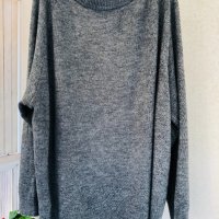 Огромен модерен пуловер овърсайз, снимка 7 - Блузи с дълъг ръкав и пуловери - 31327668