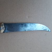 Стар нож с бронзова дръжка, снимка 5 - Антикварни и старинни предмети - 42812402