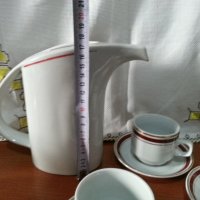 Стар български порцелан чаши за кафе, снимка 2 - Антикварни и старинни предмети - 42769286
