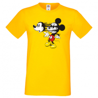 Мъжка тениска Mickey Mask Подарък,Изненада,Рожден ден, снимка 10 - Тениски - 36576181