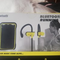 Bluetooth стерео слушалки с кейс за мобилен телефон , снимка 1 - Слушалки, hands-free - 30680744