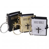 Реална Библийка мини ключодържател за късмет - три вида по избор - може да се чете, снимка 4 - Други - 31659512