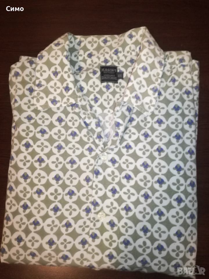 MASON'S - Мъжка Риза Къс Ръкав, снимка 1