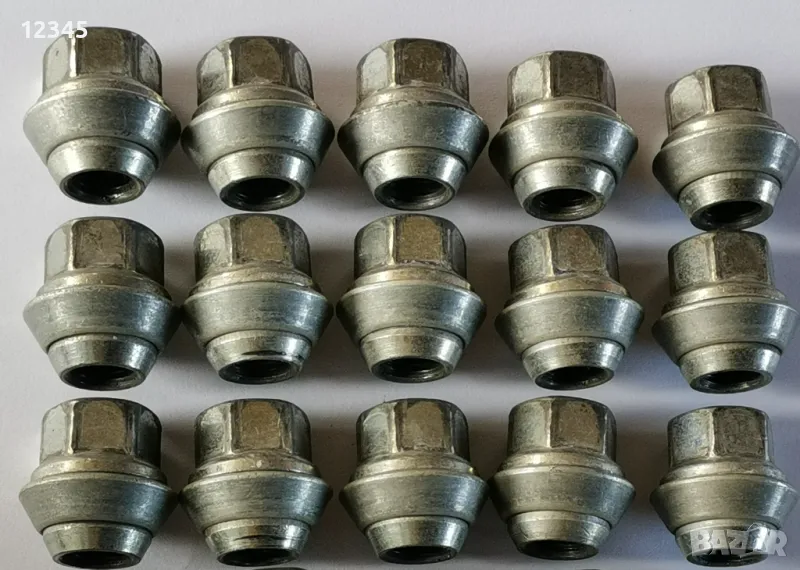 конусни гайки за джанти 12х1,5 за FORD/VOLVO-№12, снимка 1