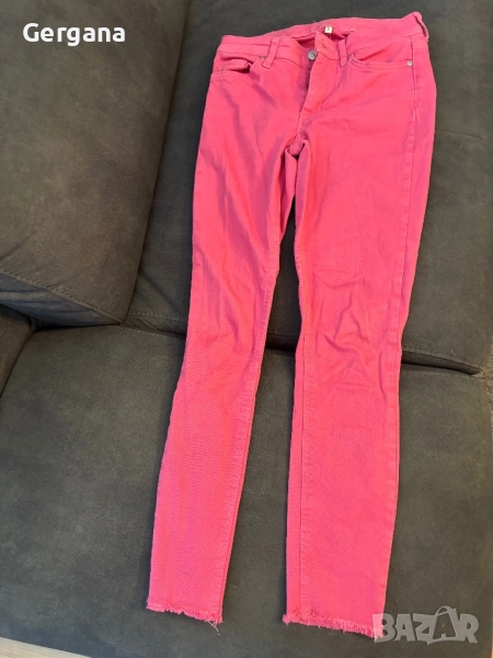 Розови дамски дънки, снимка 1