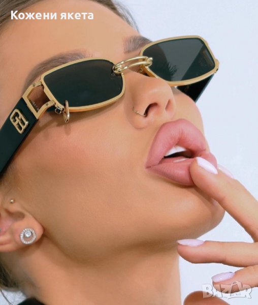 Страхотен модел слънчеви очила 2025 с обица / халка, снимка 1