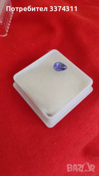 Танзанит Натурален сертификат, снимка 1