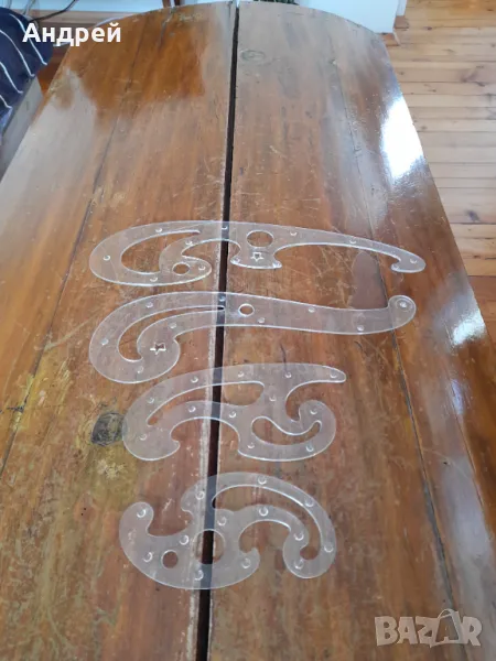 Стари пластмасови кривки за чертане #2, снимка 1