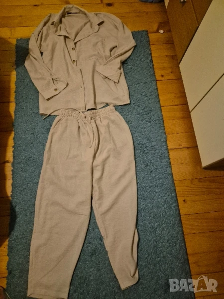 бежов летен костюм Радис, снимка 1