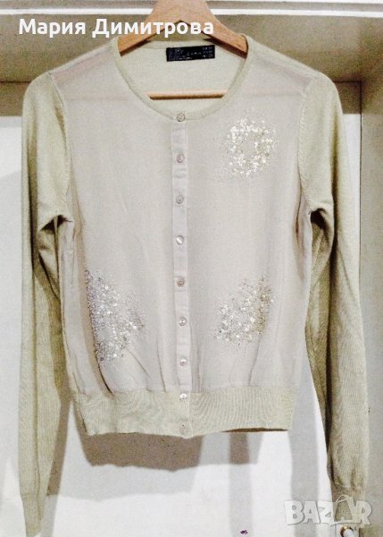 Разкошна жилетка, блуза ZАRA, снимка 1