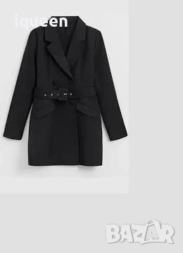 Рокля-блейзър с колан, снимка 1
