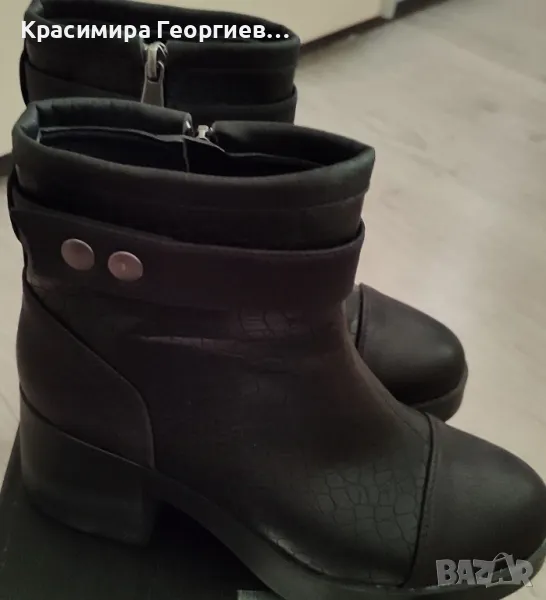 Дамски боти еко кожа , снимка 1