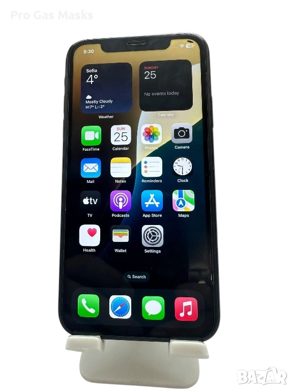 iPhone XR 64GB Black Само за 220лв с кейс, usb и зарядно Бартер Без Face ID  Работи с всички операто, снимка 1