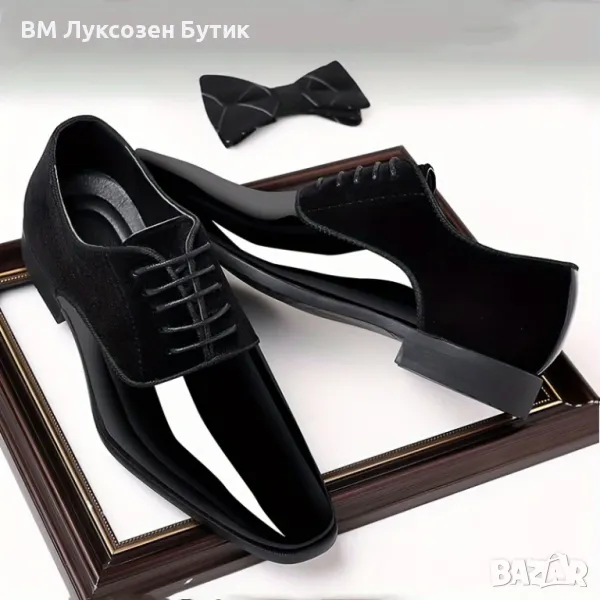 🔝 Мъжки луксозни официални обувки – Елегантност и стил на топ цена!, снимка 1