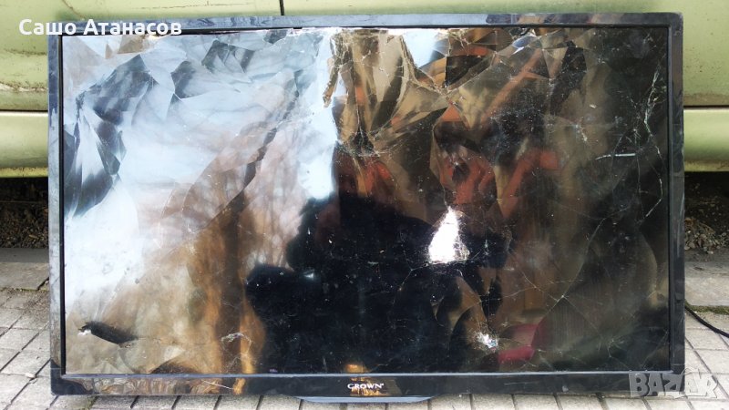 CROWN 32A16BG със счупена матрица ,TP.MS338E.PB803 ,LE-J390-D16 ,LE-K315-E ,LMDS315D16C-43, снимка 1