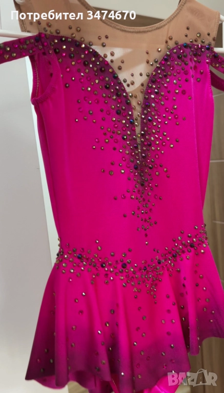 Трико ново за художествена гимнастика, танци, около 8-10 год, снимка 1