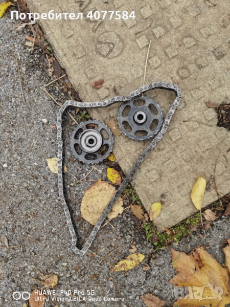 Верига + зъбни колела Mercedes OM651, снимка 1
