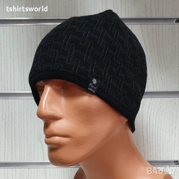 Нова зимна шапка MAREX с геометрична шарка, снимка 1