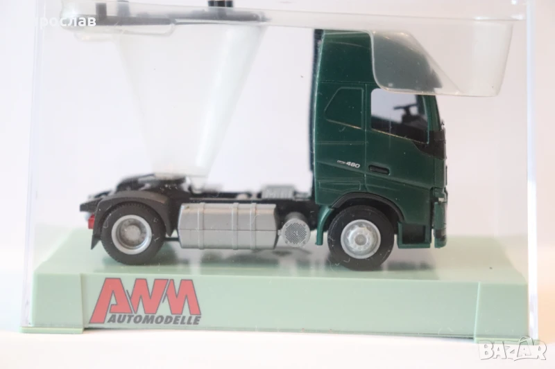 AWM H0 1/87 VOLVO ВЛЕКАЧ КАМИОН МОДЕЛ ТИР ЗЕЛЕН , снимка 1