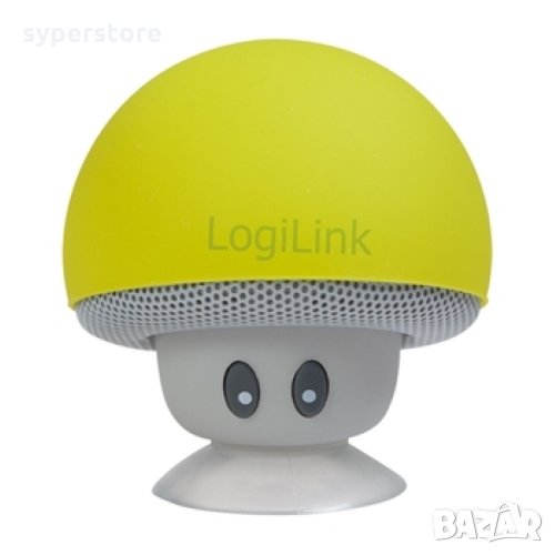 Speakers Wireless Bluetooth Тонколона Блутут безжична Logilink SP0054YW Жълта С вакуум, снимка 1