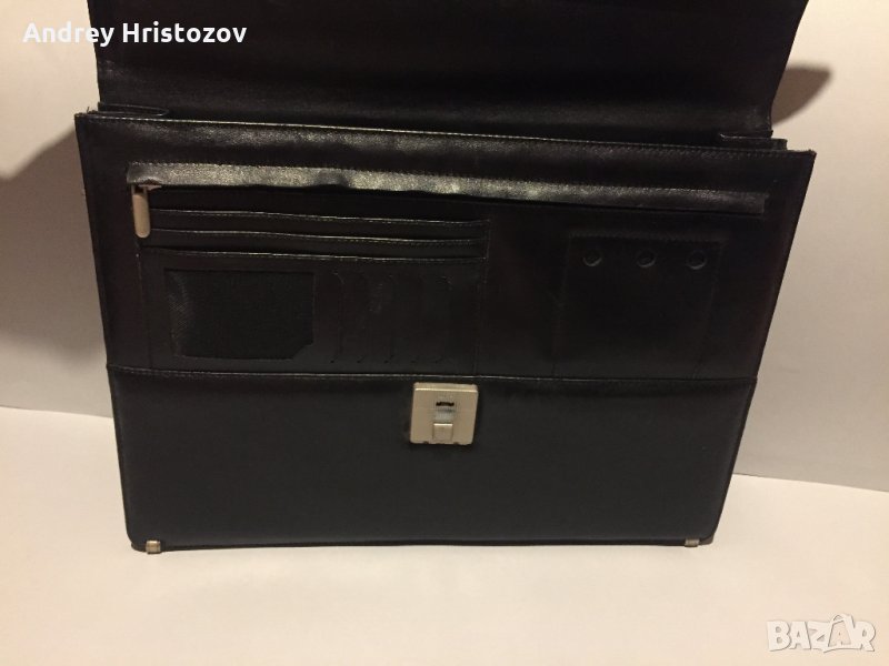 Мъжки кожени чанти за документи, снимка 1