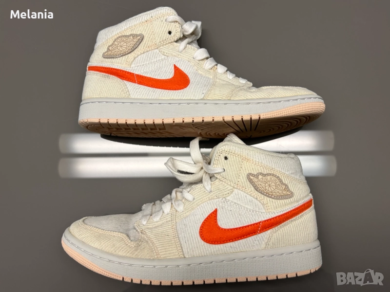 Спортни обувки Air Jordan 1 Mid SE 'Corduroy', номер 39, снимка 1