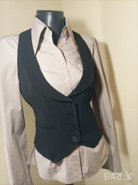 Дамски елек - черен, снимка 1