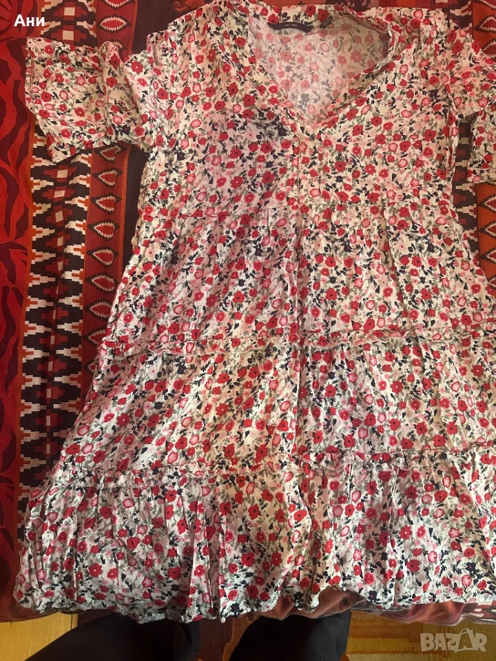 Рокля на цветя М, снимка 1