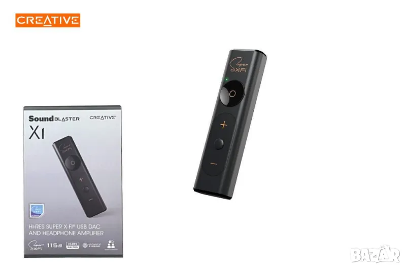 Външна звукова карта/услилвател за слушалки Creative Sound Blaster X1, снимка 1