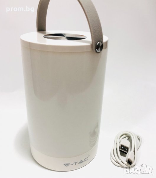 V-TAC, LED акумулаторна, къмпинг лампа Power bank, 4000K, 6W, снимка 1