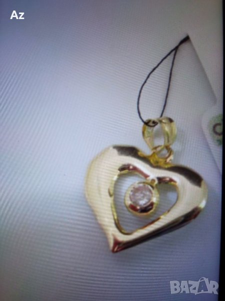 Златна висулка Сърце , снимка 1