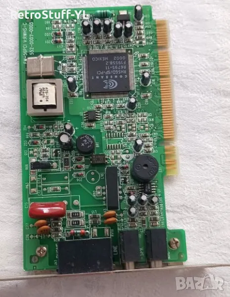 Ретро вътрешен dial-up модем Conexant FM-56PCI, PCI slot, снимка 1