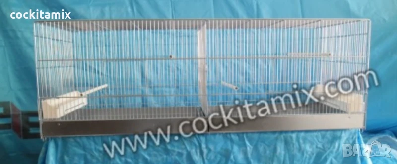 Волиера за птици с метално дъно 120 / 40 / 44см, снимка 1