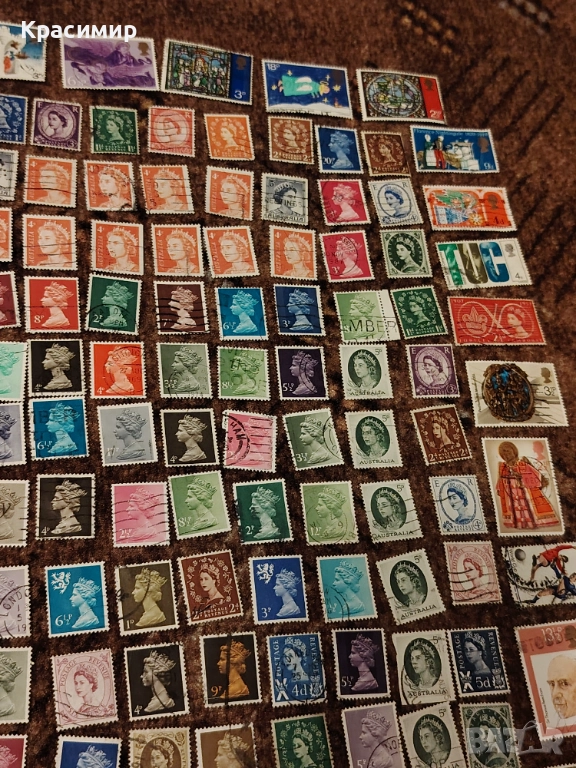 Винтидж ПОЩЕНСКИ марки Елизабет , снимка 1