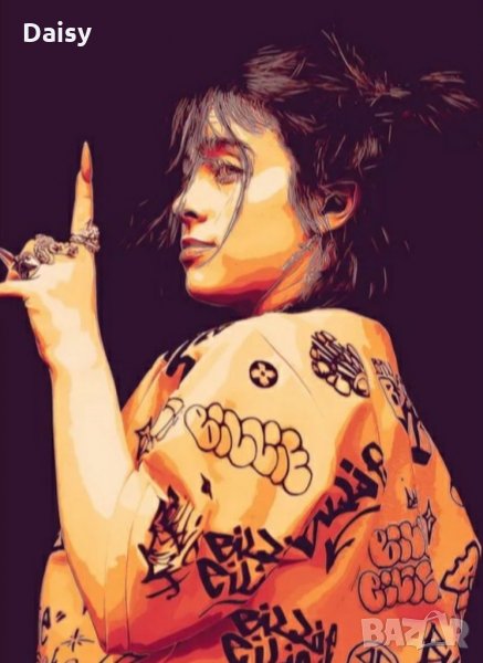 Диамантен гоблен Billie Eilish , снимка 1