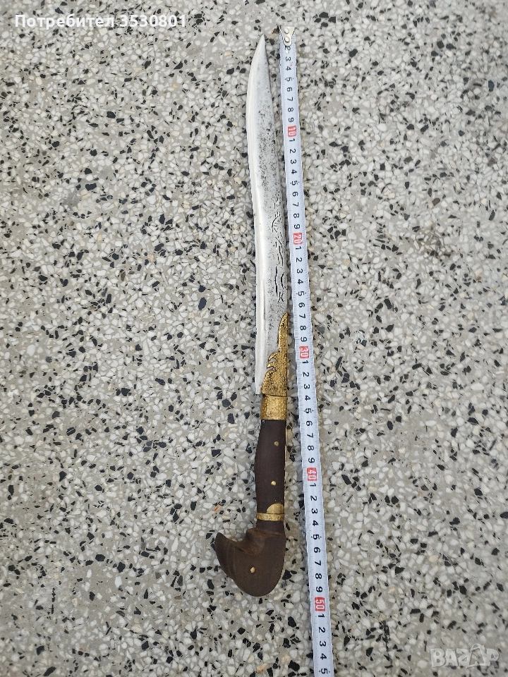Стар овчарски нож каракулак , снимка 1