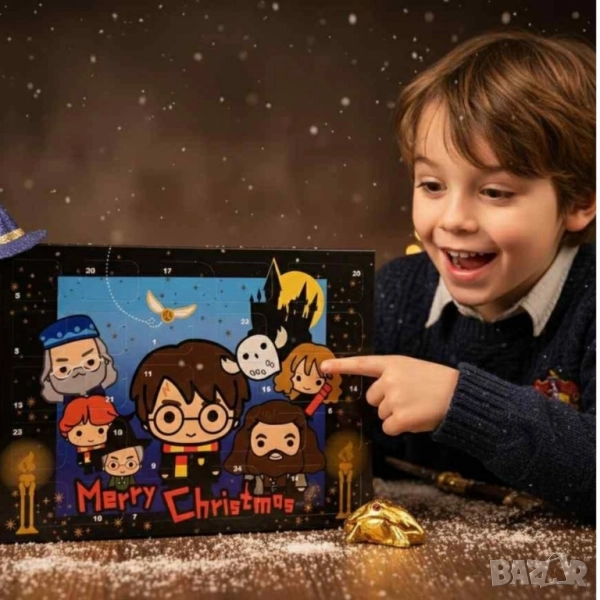 Harry Potter Advent Calendar – 24 магически изненади за фенове на вълшебния свят, снимка 1