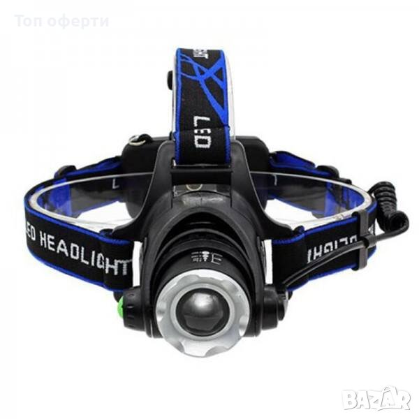 Акумулаторен LED фенер за глава челник, снимка 1