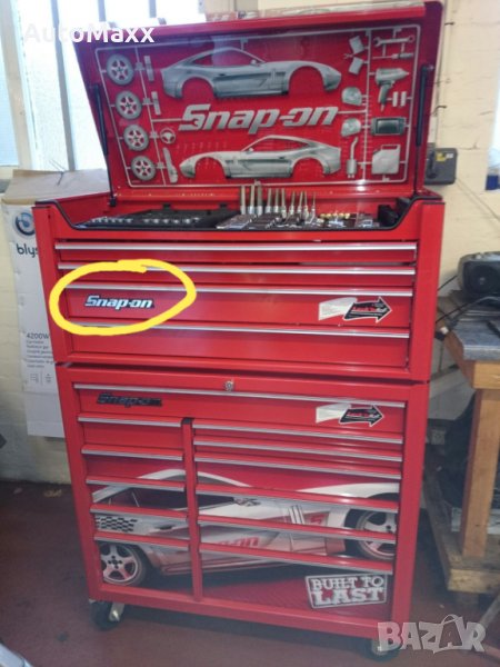 Snap-on Лого за шкафове с инструменти, снимка 1