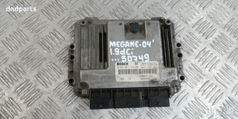 Компютър Renault Megane 1.9DCi 2004г. 0281011776 8200391966 , снимка 1