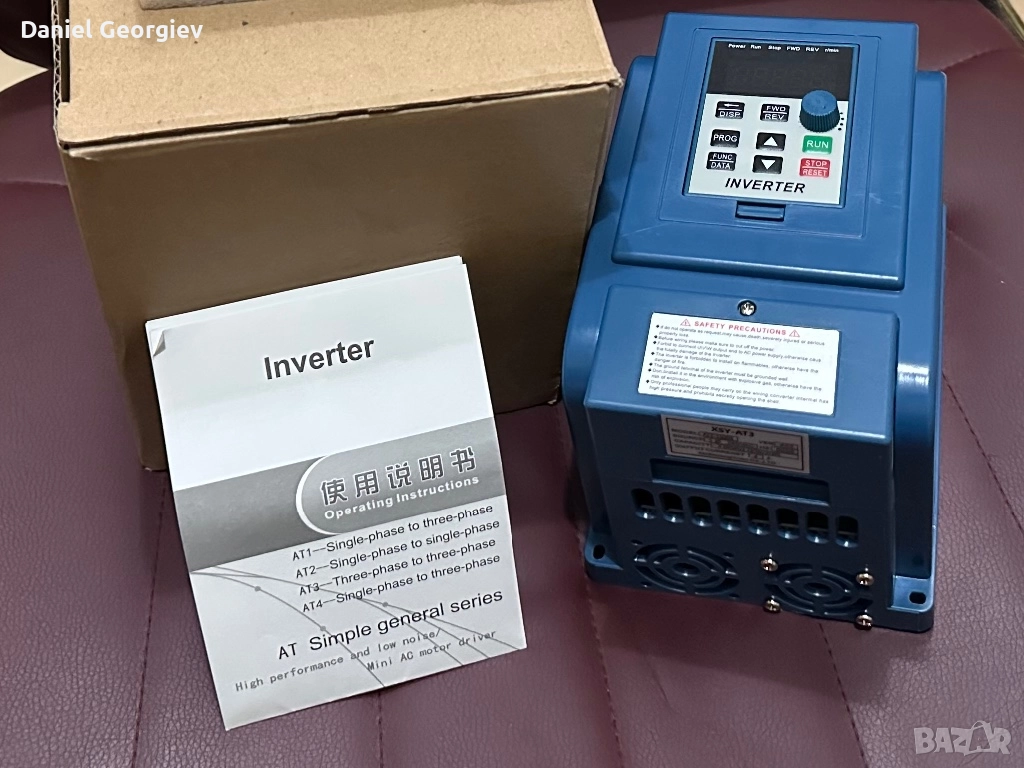 Трифазен инвертор 1.5 KW AT3-1500X ЧИСТО НОВ, снимка 1
