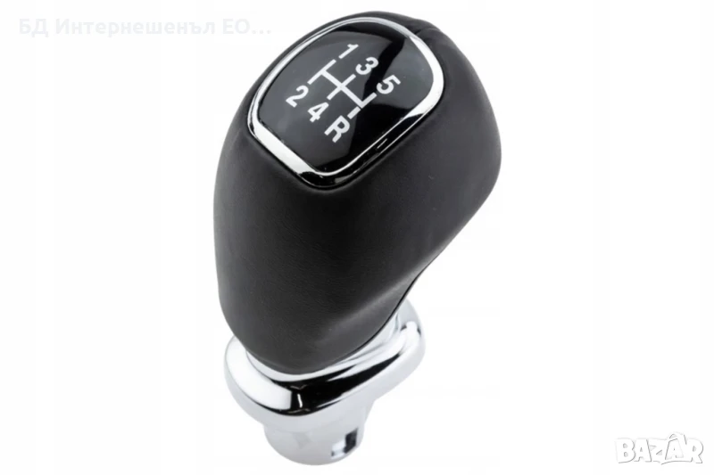 Топка за скоростен лост, Hyundai I20, Кожа, Черен, 5 скорости, снимка 1