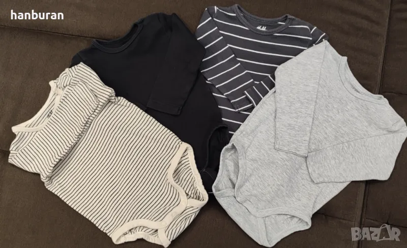 Бебешки бодита H&M с дълъг ръкав, снимка 1