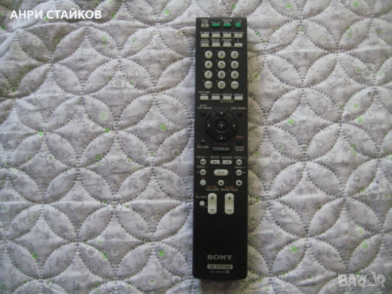 Продавам оригинално дистанционно SONY AV SYSTEM RM-ADP016, снимка 1