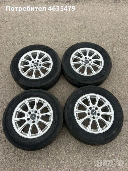 Mercedes Комплект Джанти с Гуми 215/60 R16, снимка 1
