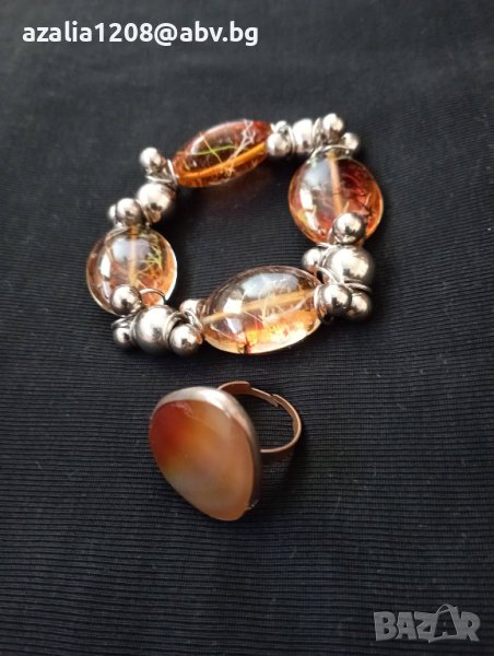 атрактивна гривна и бонус - пръстен, снимка 1