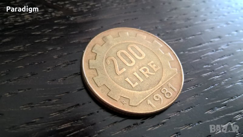 Монета - Италия - 200 лири | 1981г., снимка 1